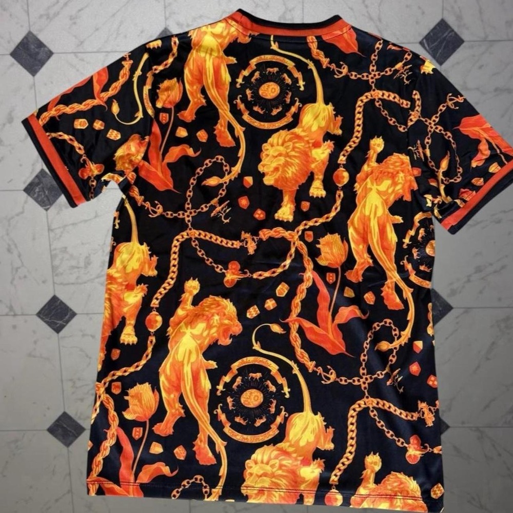 Nike x Patta x Netherlands KNVB Pre-Match Jersey Black Fire Size M - Picture 2 of 2